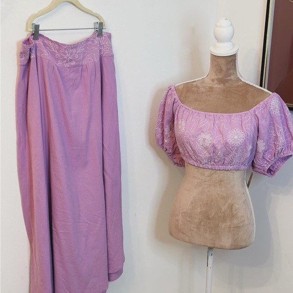 Free People Lilac Skirt Set - Picture 2 of 4